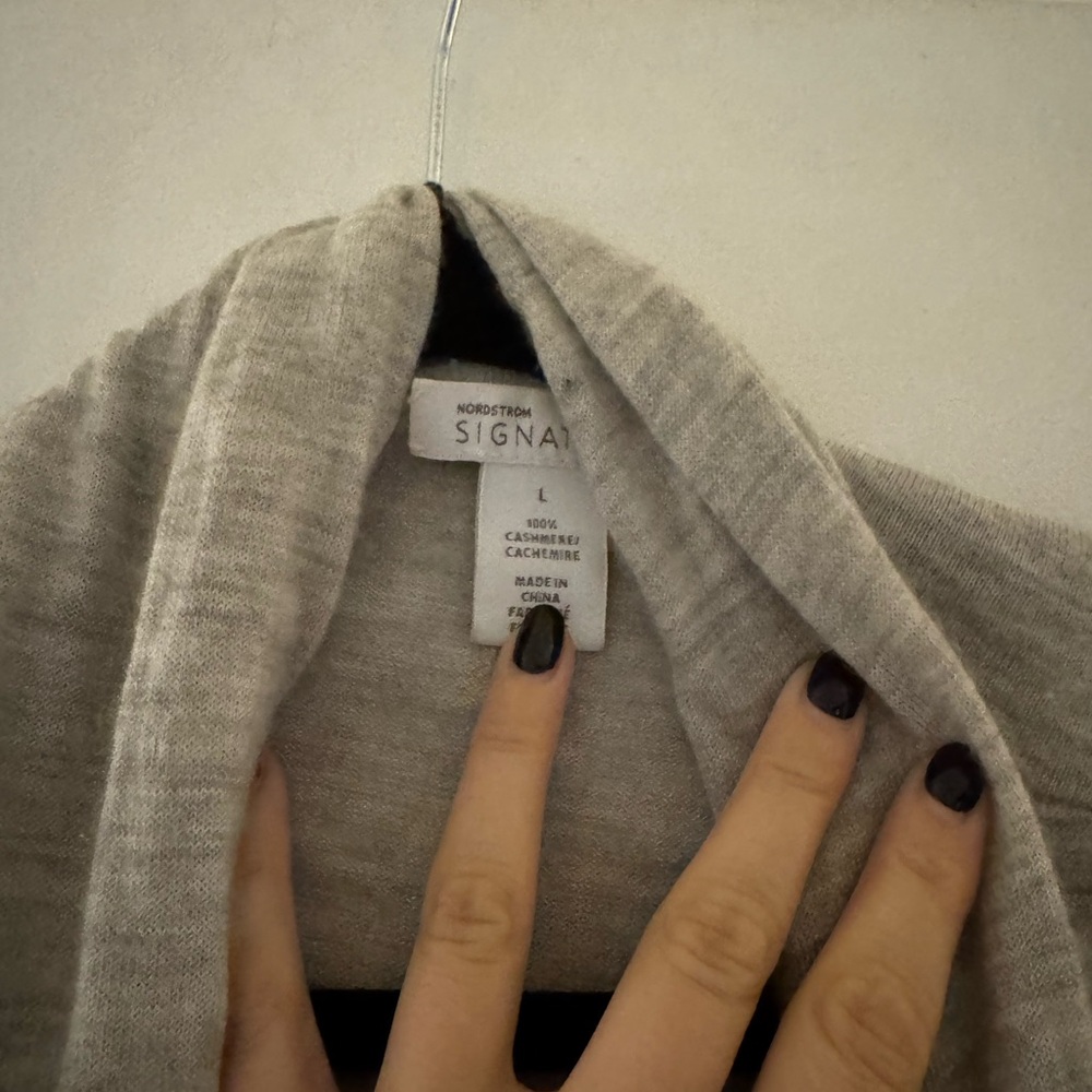 Women's Gray Cashmere Sweater Nordstrom